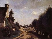 Corot Camille Une Route pres d'Arras oil painting picture wholesale